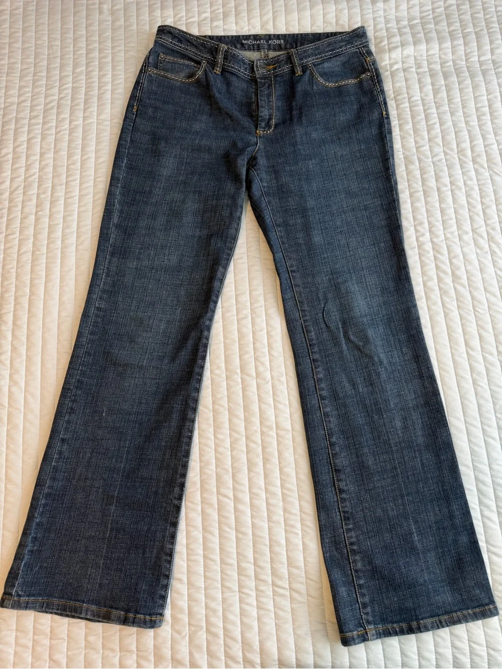 Michael Kors Women’s Blue Denim Jeans - Classic Back Pocket Detail